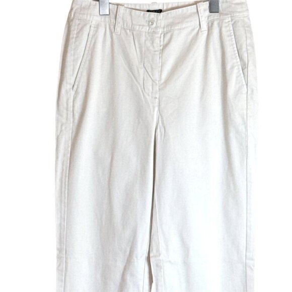 J. Crew Women's Kate Straight Leg Staight Pant Classic Ivory Size 4T NWT - Picture 5 of 8